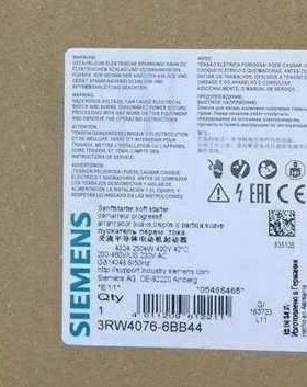 3RW4076-6BB44西门子正品包邮