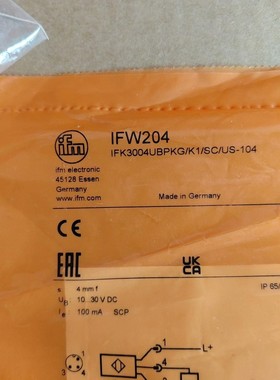 易福门易福门易福门易福门接近开关IFW204 IFW201满