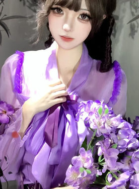 现货第五人格唐肆cos服带假发假花古董商超仙cosplay女套装