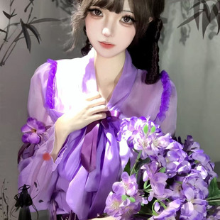 现货第五人格唐肆cos服带假发假花古董商超仙cosplay女套装