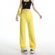 女窄版 显瘦2025年秋季 爆款 柠檬黄色九分裤 多巴胺小个子直筒牛仔裤