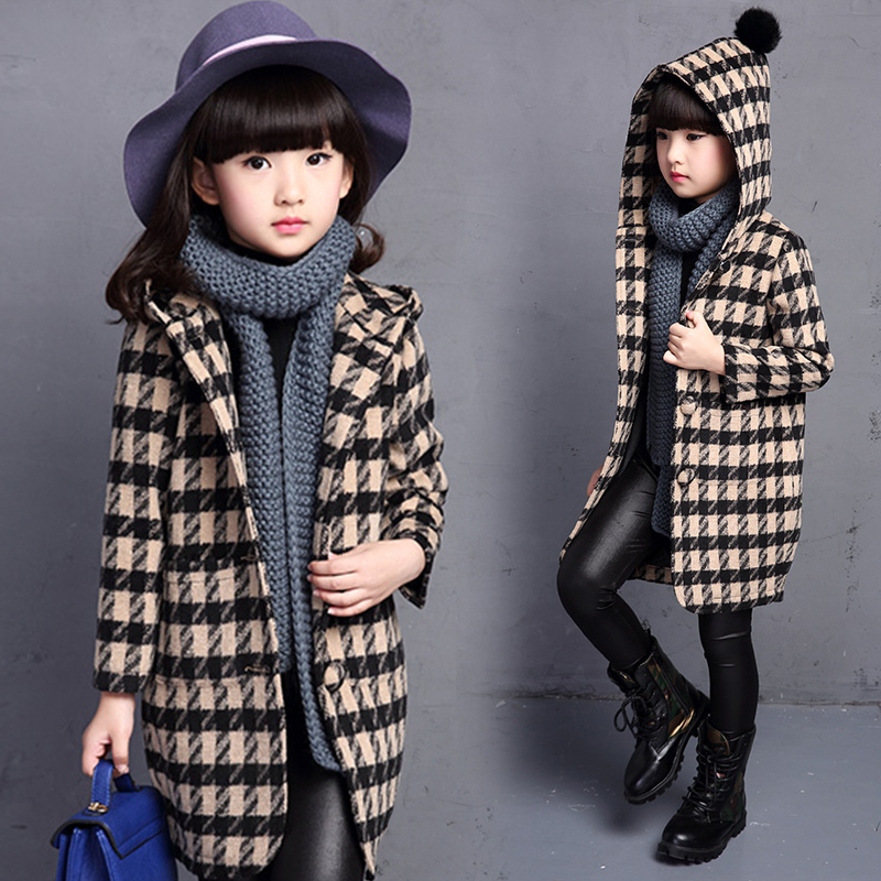 Manteau pour fille en mélange - Ref 2162401 Image 1