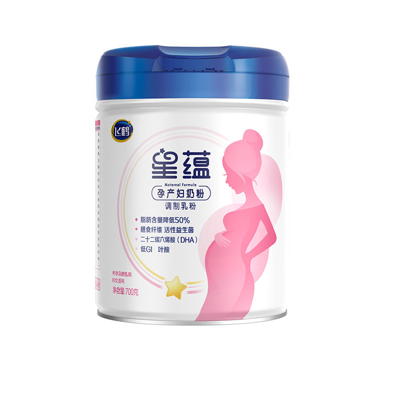 生育补贴】飞鹤星蕴孕妇奶粉哺乳怀孕孕中晚期成人妈妈粉罐装700g