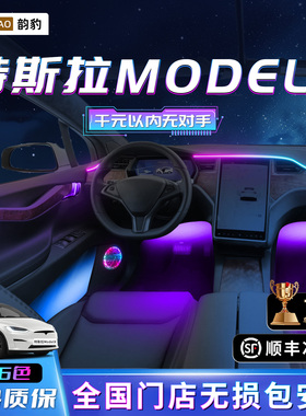 特斯拉ModelX氛围灯改装件车内装饰内饰配件专用汽车用品大全气氛