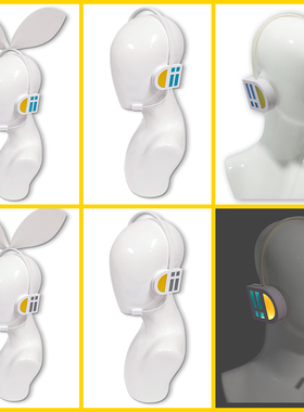 可发光 初音家族山茶花 镜音双子cos道具 耳机头饰 镜音连 镜音铃