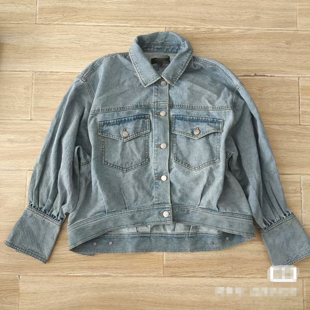 牛仔外套长袖宽松短款上衣