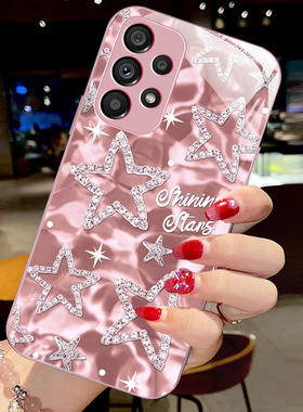 20plus8苹果14SamsungS25三星S23fe手机壳A55星星S24ultra女s22u男54玻璃53case34适用52高级感16外21+33电话