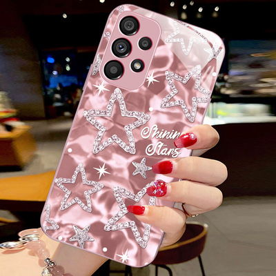 20plus8苹果14SamsungS25三星S23fe手机壳A55星星S24ultra女s22u男54玻璃53case34适用52高级感16外21+33电话