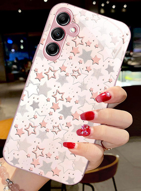 20plus8苹果14SamsungS25三星S24fe手机壳A55满屏56星星S22ultra女s23u加54玻璃53case适用52渐变16电话21+17