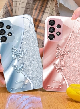 20plus8苹果14SamsungS25三星S23fe手机壳A55蝴蝶S24ultra女s22u男54玻璃53case34适用52超好看16外21+33电话