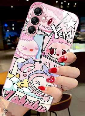 14plus苹果16SamsungS25u三星S24ultra手机壳A55拉布布S22+女s23fe加54男53case适用34玻璃52小米LABUBU电话8