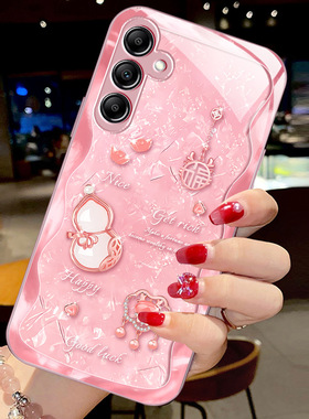 苹果14SamsungS25葫芦S24fe三星A55手机壳17新年S22ultra女s23u男54过年20+53case52适用16玻璃56发财8plus21