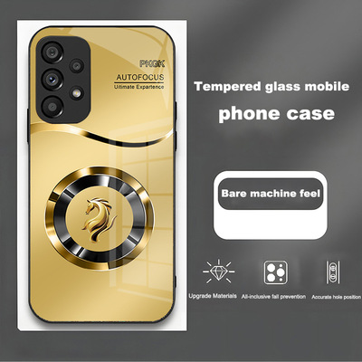 A56苹果17SamsungS25+三星S23ultra手机壳21加S24fe马22u男54玻璃53case55适用16plus女20马年十二生肖15新年