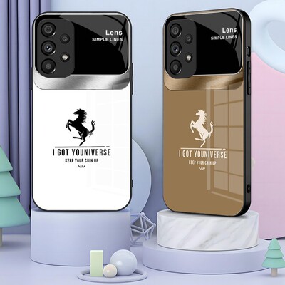 A56苹果17SamsungS23+三星S25ultra手机壳21加S24fe马22u男54玻璃53case55适用16plus女20高级感15新年14马年