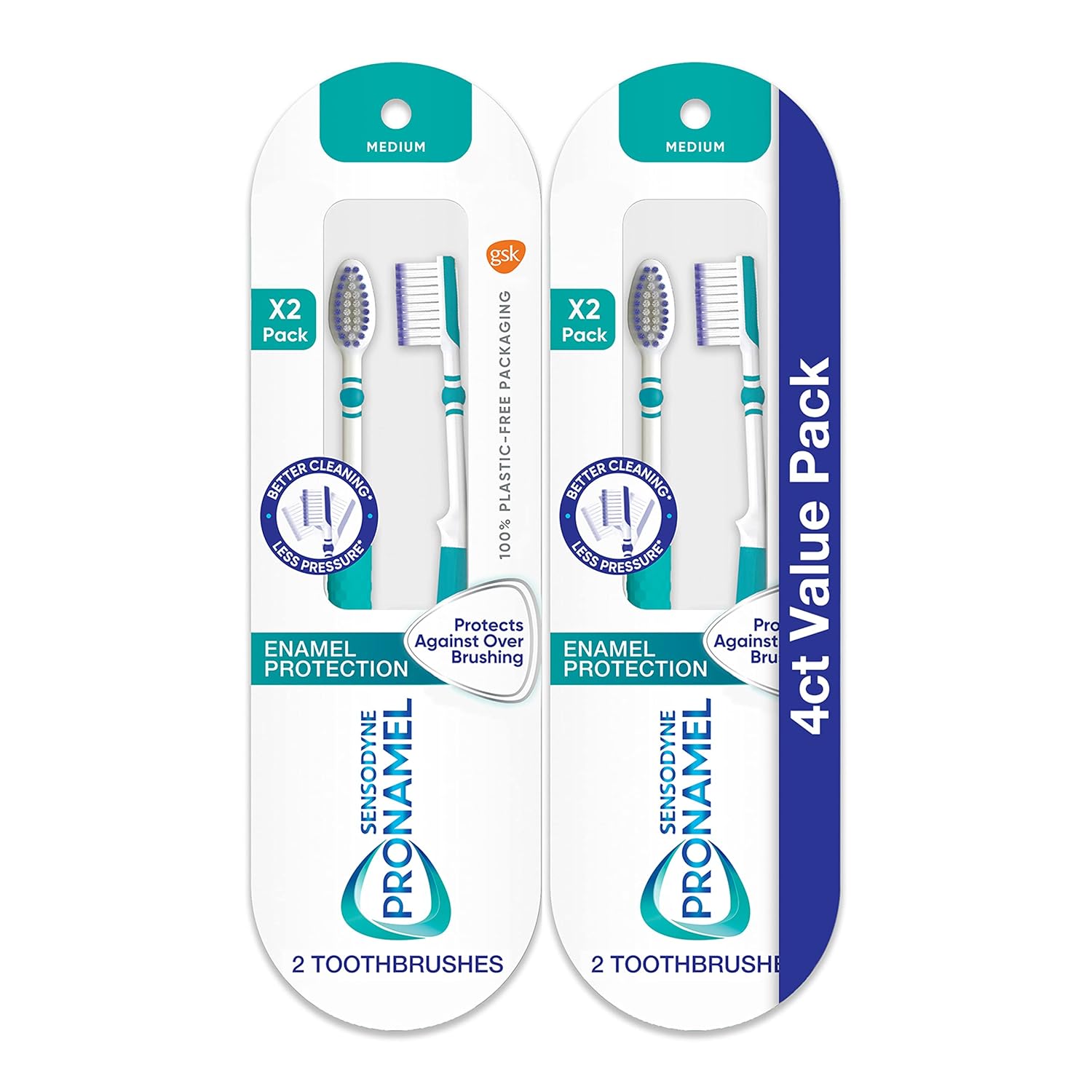 Sensodyne Pronamel Medium Toothbrush,4 Count