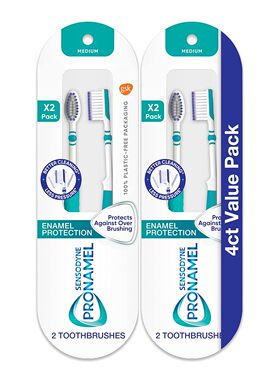Sensodyne Pronamel Medium Toothbrush,4 Count