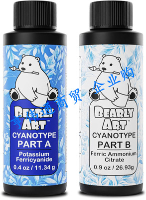 Bearly Art Cyanotype Kit - Solar Print Set for Photographic