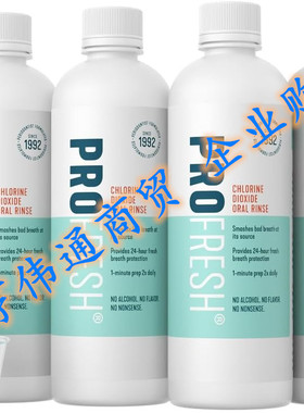 ProFresh Oral Rinse, 16.9 Ounce (Pack of 4)漱口水4瓶 2月量