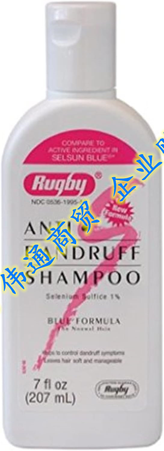 Rugby Selenium Sulfide Anti-Dandruff Shampoo 7 oz