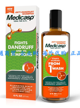 Medicasp Coal Tar Anti-Dandruff Shampoo,6 fl oz