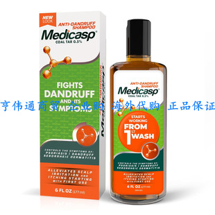 Medicasp Coal Tar Anti-Dandruff Shampoo,6 fl oz