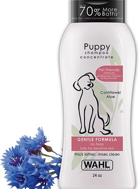 Wahl Gentle Puppy Shampoo for Pets – Cornflower & Aloe