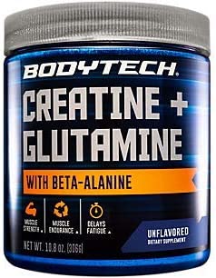 BodyTech Creatine Glutamine 5GM with Beta Alanine Unflavo