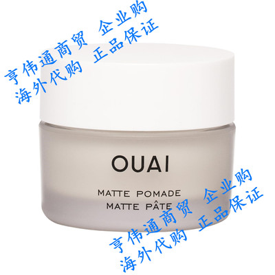 OUAI Matte Hair Pomade - Styling Paste for Moldable Hold, Te