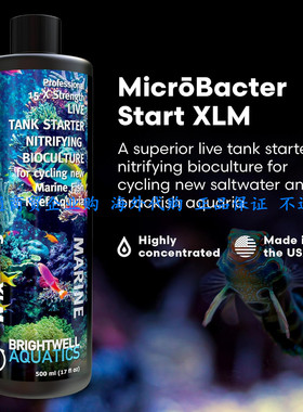 Brightwell Aquatics MicroBacter Start XLM - 16.9 fl oz
