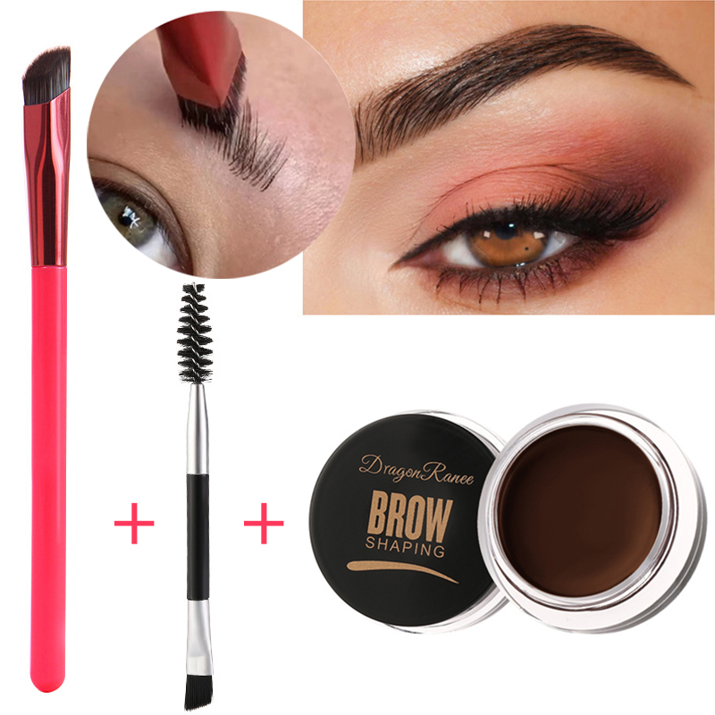 Multi-function Eyebrow Brush With Wild Eyebrows Cream Concea