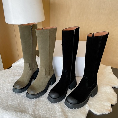 优雅舒适耐磨防滑轻便帅气骑士靴