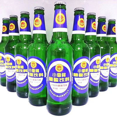 【4瓶】鹤岗爽花牌小香槟碳酸饮料橘香露果味型碳酸饮料 老味汽水