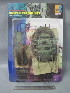 1 6兵人 威龙71131 现代美军 狙击手 大背包 伪装网 通话器  吊卡