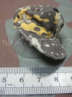 1 6兵人 威龙70785 德 SS 野战帽 前进帽 豌豆 秋冬 模型 全新