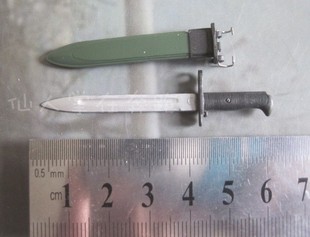1 6兵人 威龙70761 美军 陆战队加兰德 刺刀 塑料 模型