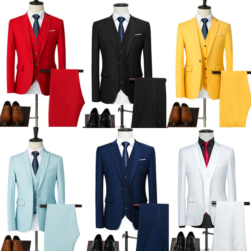 男士休閑商務西裝套裝修身加肥加大碼職業工裝新郎結婚禮服西服男在類目 男裝, 西服套裝中 - 來自Buy2taobao.com提供專業的淘寶代購服務
