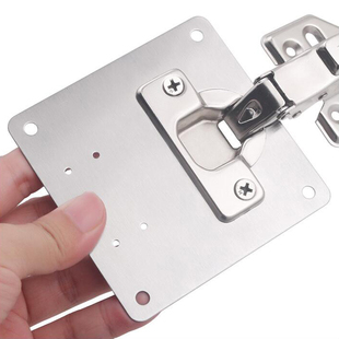 【4片】柜门合页修复神器家具35杯铰链安装板加固板垫修补通用