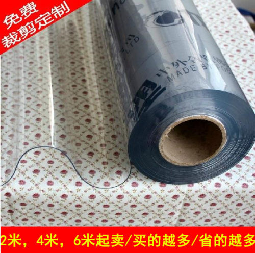 整卷软玻璃塑料PVC桌布防水防烫防油免洗餐桌透明3mm厚胶垫水晶板