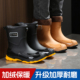 防水防滑工作女士耐磨厚底钓鱼骑手雨靴胶鞋 新款 室外男士 男款 雨鞋