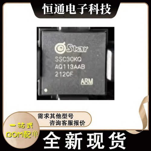 全新原装SSC30KQ 封装QFN 32位双核RISC处理器高级图像讯号处理器