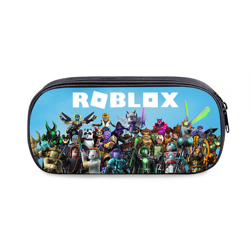 厂家Roblox隔层笔袋小学生动漫罗布乐思文具盒铅笔包文具袋