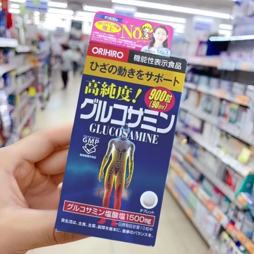 日本代购立喜乐氨糖软骨素ORIHIRO护关节膝盖钙片氨基葡萄糖900粒