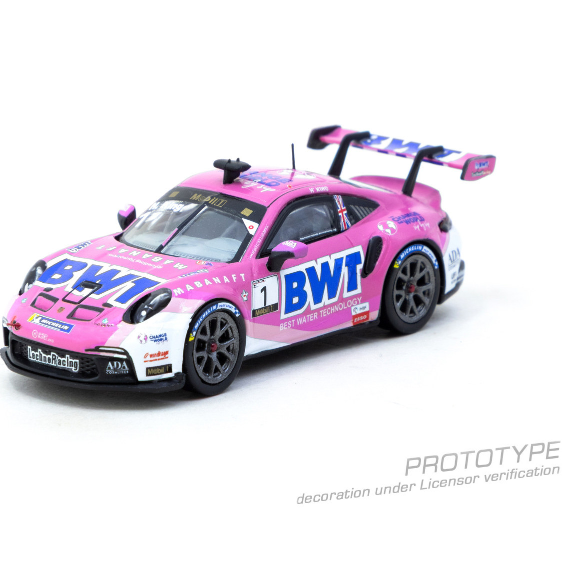 TW164保时捷911GT31号合金模型