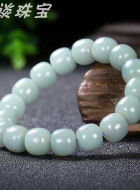 新疆且末蓝老型珠手串蓝色且末料