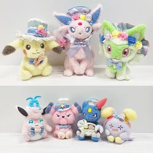 部分现货日本Pokemon精灵宝可梦 2025年复活节限定太阳伊布皮卡丘