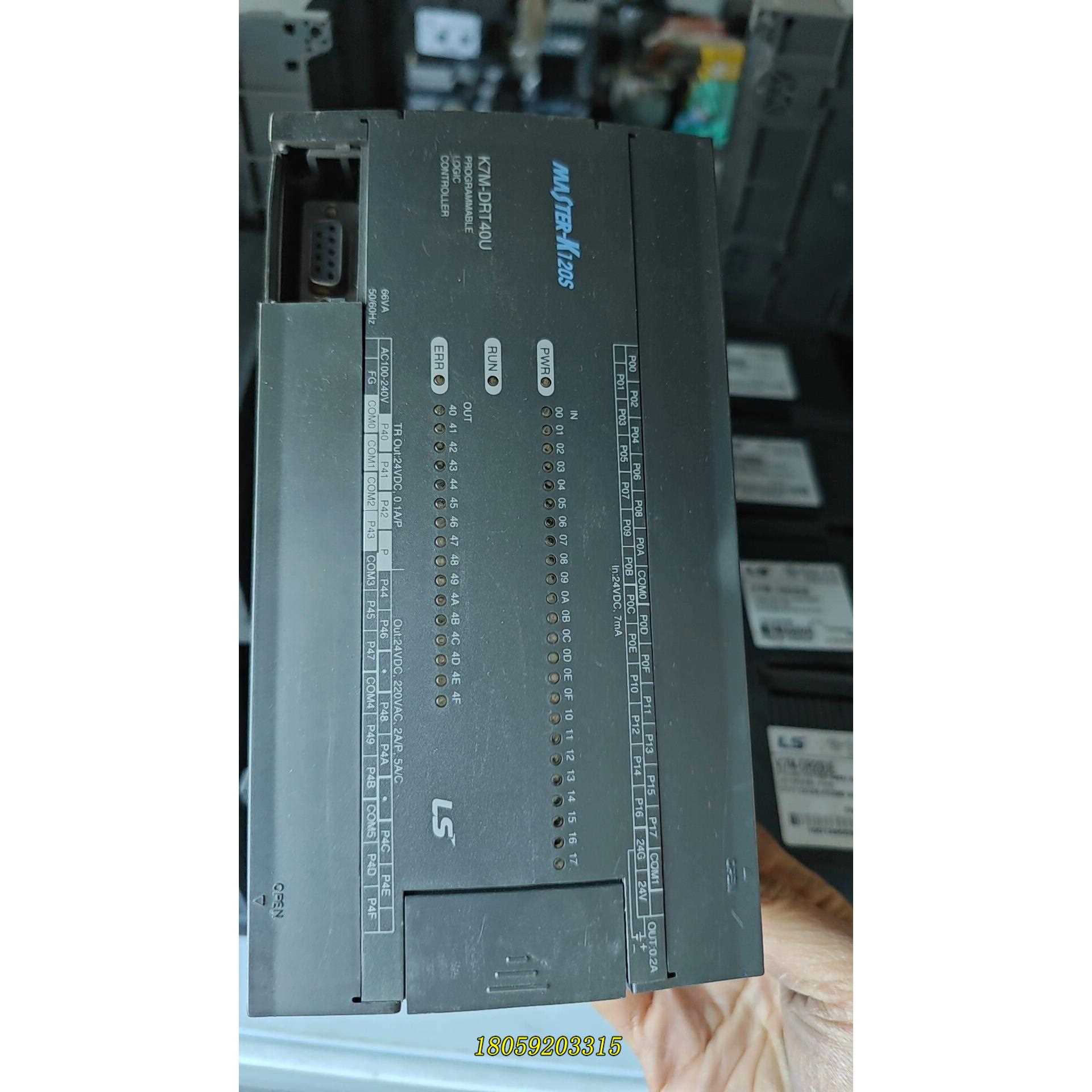 LS产电K7M-DRT40U PLC，韩国原装，成色良好，轻议价