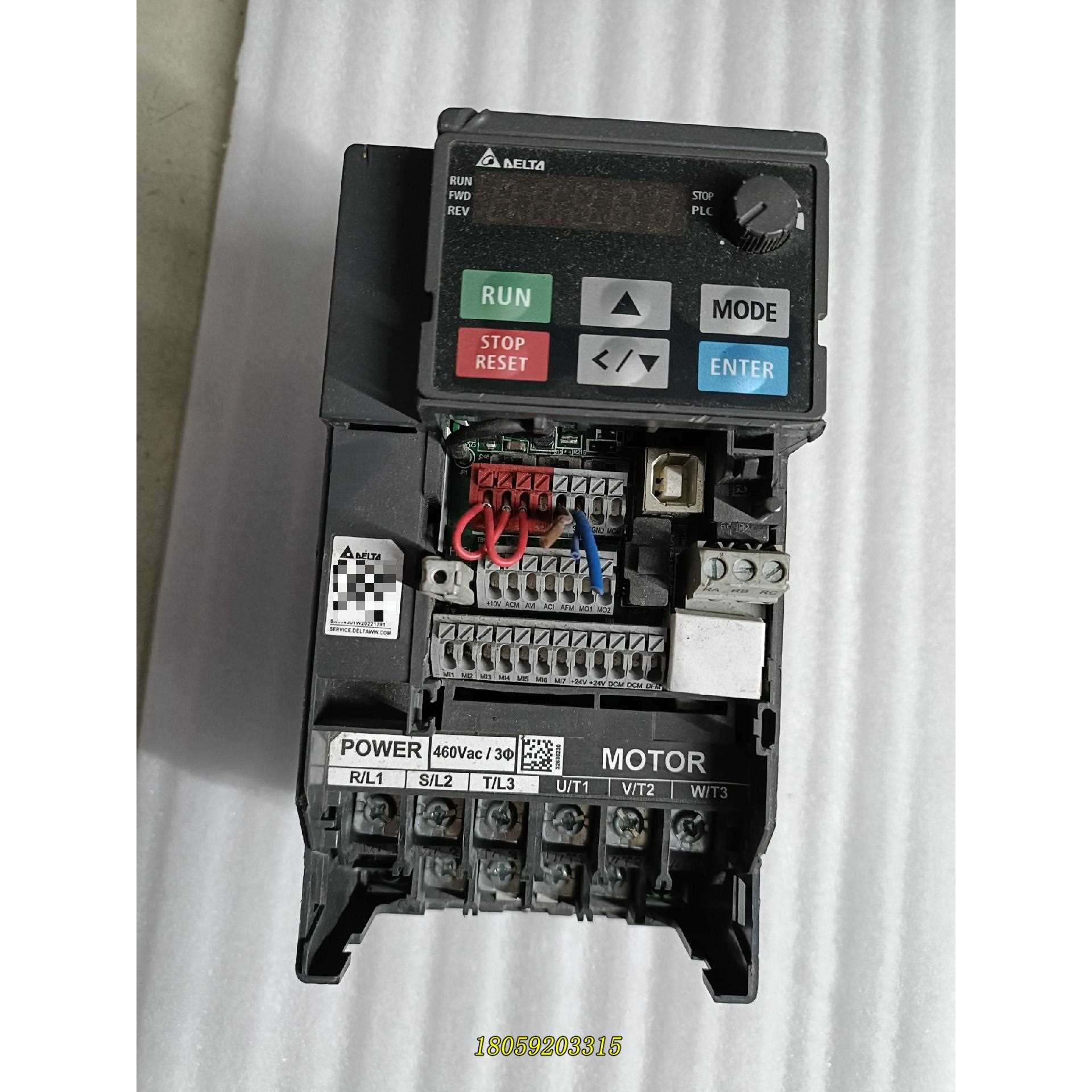 台达变频器VFD9A0MS43ANSAA，380V，3.7K议价