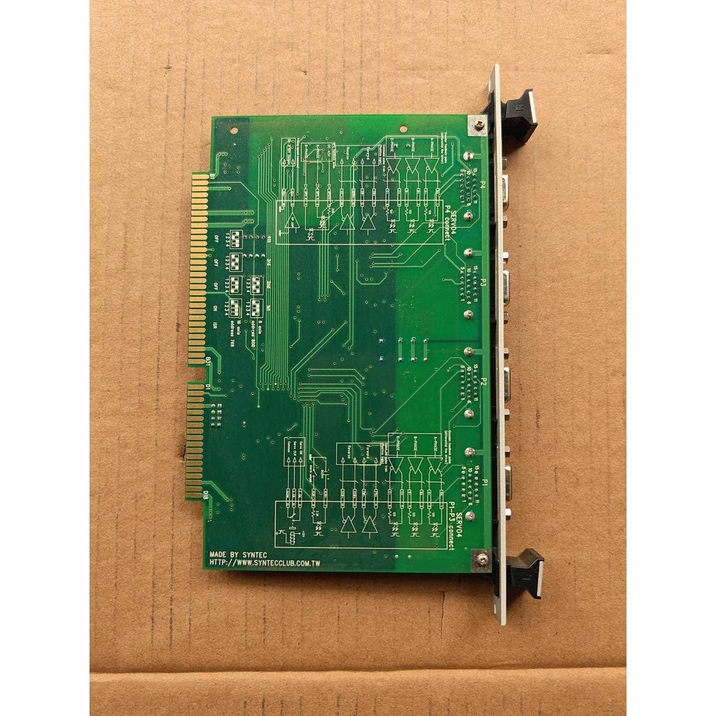 SYNTEC新代系统轴卡SERV04-0-2.7,双面板设计议价