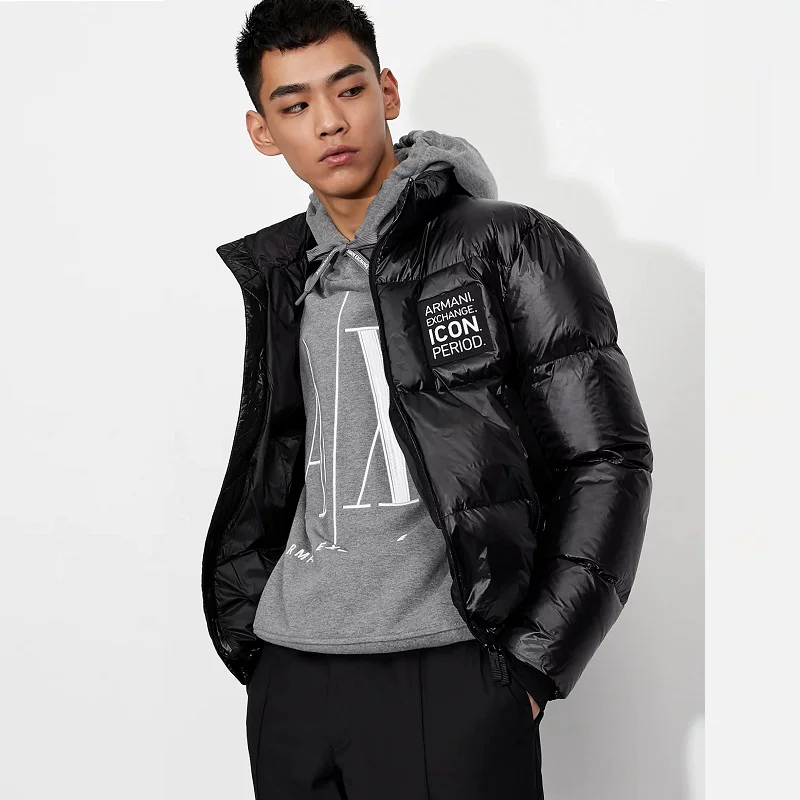 Куртка Armani с пухом (физические характеристики), увеличенная толщина