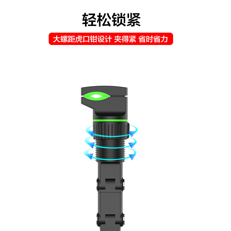 汽车仪表台卡扣式车用手机架后视镜导航HUD夹子旋转车载手机支架